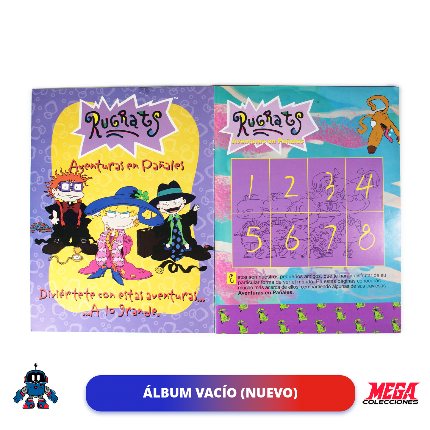 Álbum Rugrats (Reedición Salo) + Set completo a pegar