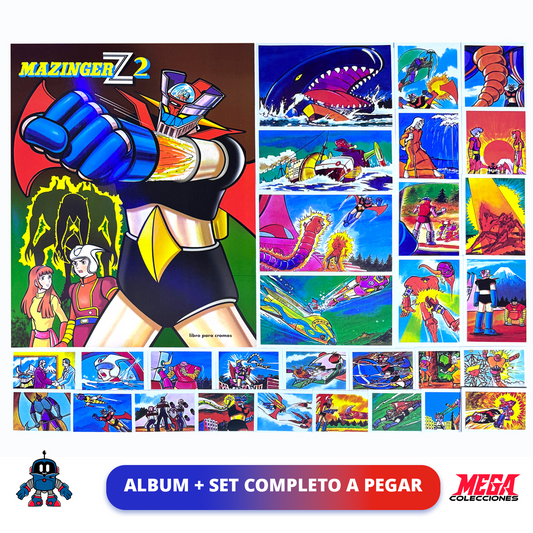 Álbum Mazinger Z2 + Set completo a pegar